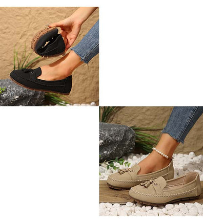 🔥Senaste dagskampanj 49% rabatt - Bekväma mjuka loafers för kvinnor i vintage stil med rosett