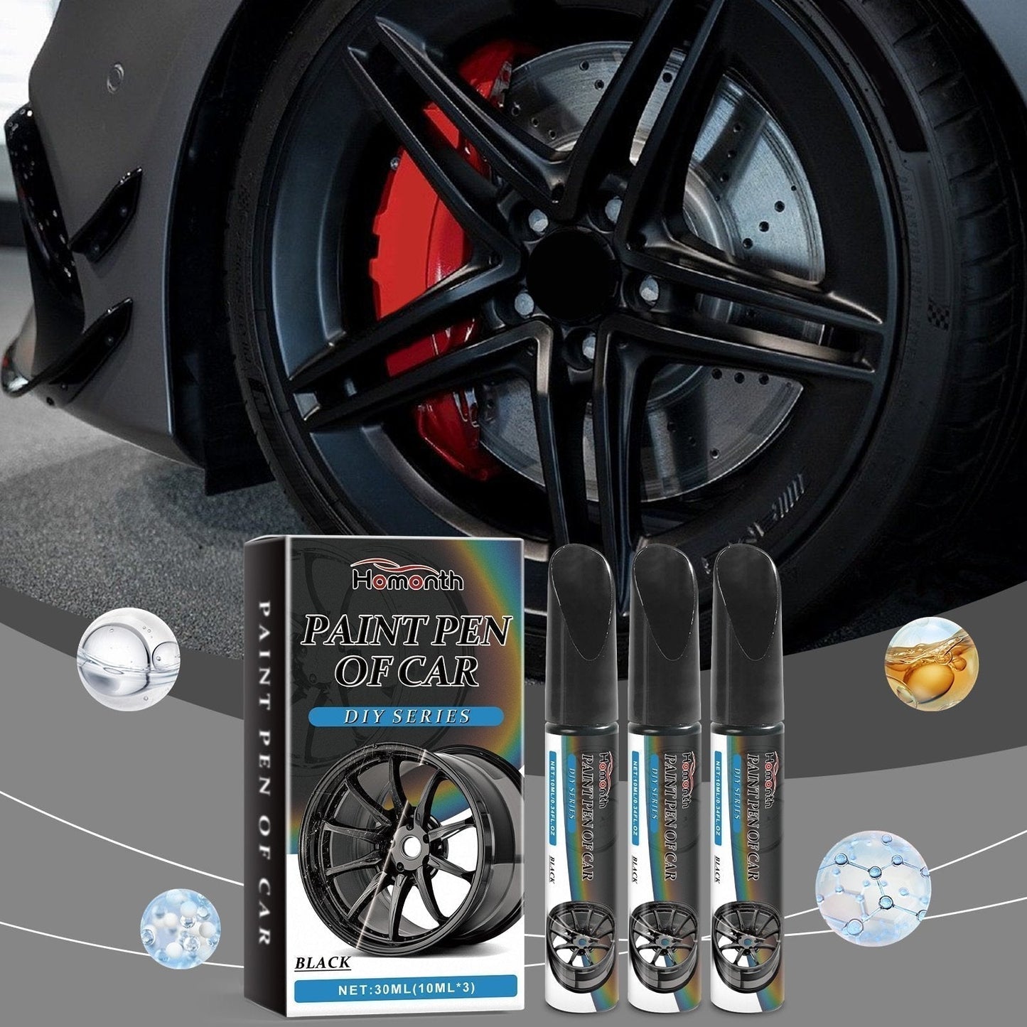 🏆 Sista dagens specialpris 🚗 50% RABATT! Magic Car Scratch Repair Pen – Fixar repor på fälgen på några minuter. Permanent, droppfri formula. Inkluderar klarlack. ✨🔧