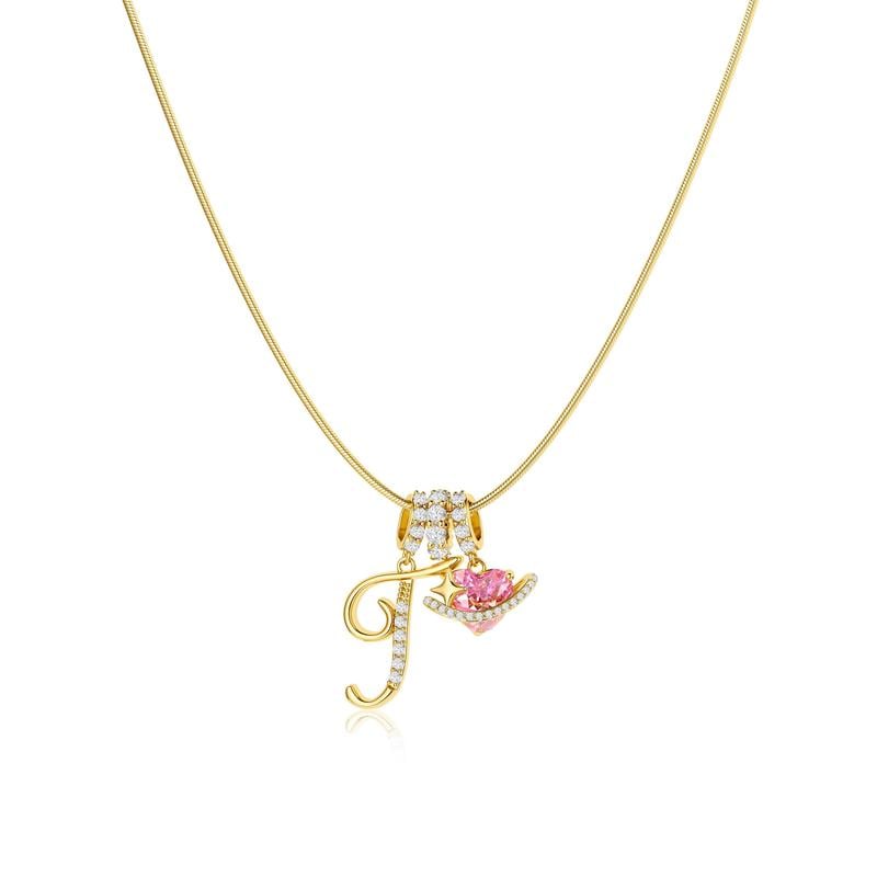 💖 SISTA DAGEN – 51 % RABATT ✨3-lagers halsband med initialer A-Z🎀 | Personligt och elegant