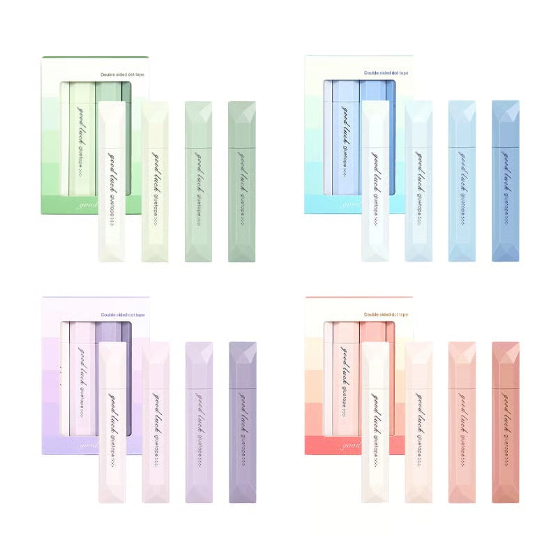 🎅 Julerbjudanden - 50% 🌈4 st dubbelhäftande tejprullar för pyssel