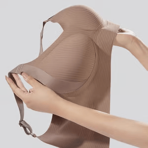 🔥Spring Hot Sale 49% OFF- Ribbad Push Up Justerbar Trådlös BH för kvinnor