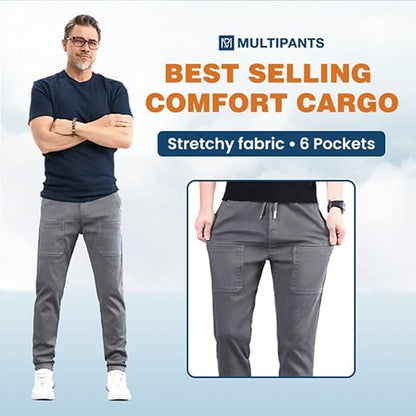 🔥Köp 2 få 5% rabatt (fri frakt)🔥🥰 MultiPants - slitstarka cargobyxor med hög stretch och flera fickor