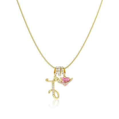 💖 SISTA DAGEN – 51 % RABATT ✨3-lagers halsband med initialer A-Z🎀 | Personligt och elegant
