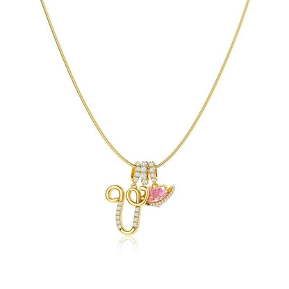 💖 SISTA DAGEN – 51 % RABATT ✨3-lagers halsband med initialer A-Z🎀 | Personligt och elegant