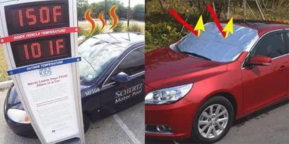 ❄️ ENDAST UNDER BEGRÄNSAD TID 50% RABATT! ☀️ Vindruteskydd mot snö och frost med spegelskydd – multifunktion, magnetisk, universell passform 🚗