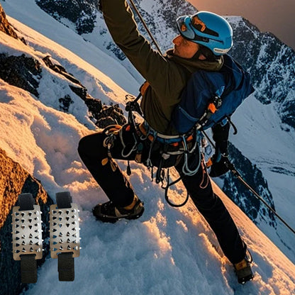 ✨ 26-tandade Isdubbar - Rostfritt Stål med Manganstålsspetsar för Is, Snö & Lera 🏔️❄️