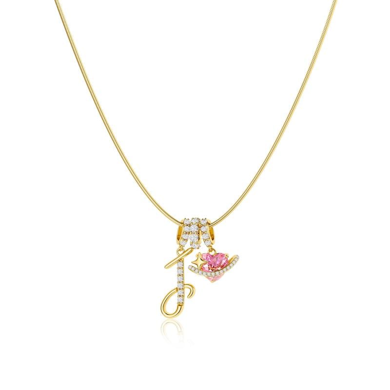 💖 SISTA DAGEN – 51 % RABATT ✨3-lagers halsband med initialer A-Z🎀 | Personligt och elegant