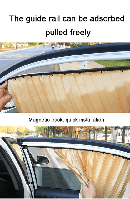 🌥️🔥Universell passform magnetisk solskydd för sidorutor🚗