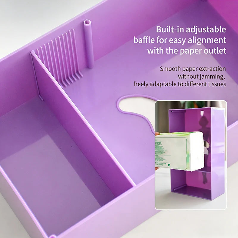 🧻 Kreativ rolig kjol lång rektangel toalettpappershållare