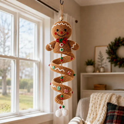 ☃️DIY-sats för spiralvirkad snögubbe