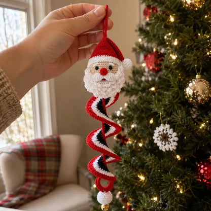 ☃️DIY-sats för spiralvirkad snögubbe