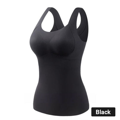 💖Black Friday Storrea 49% RABATT🌹[Kvinnors present] Termo linnen med inbyggd BH för kvinnor