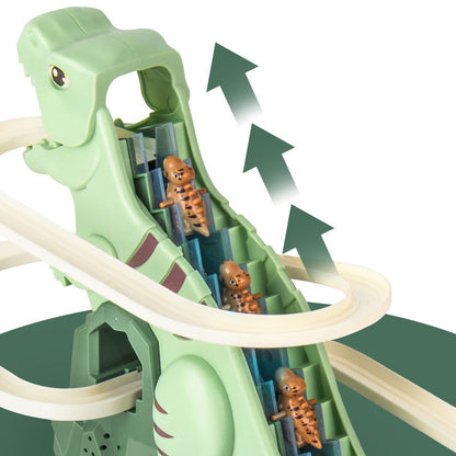 Elektriskt lekset Dinosaurie Chase Race Track