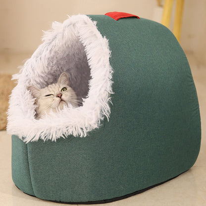 💥 Hot försäljning 🐾 OFFWinter Warm Pet Cave säng