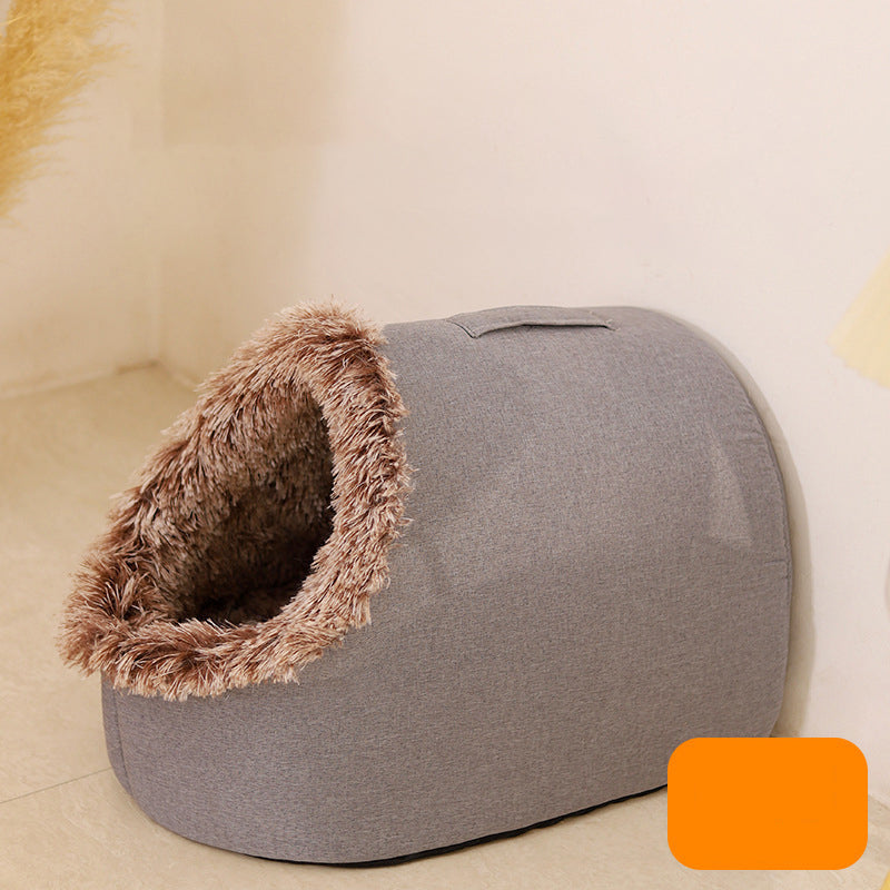 💥 Hot försäljning 🐾 OFFWinter Warm Pet Cave säng