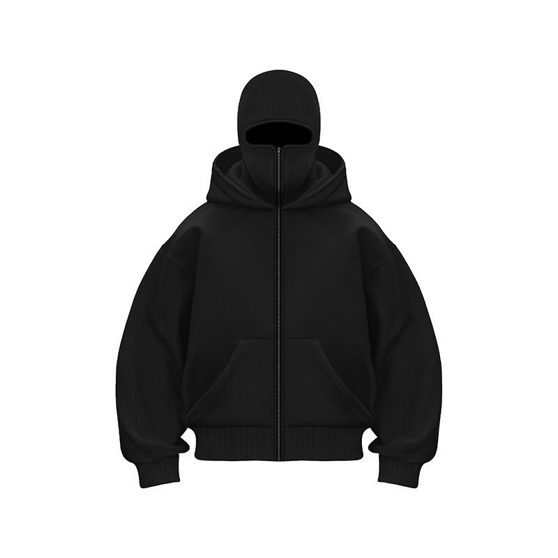 🔥50% rabatt👁️‍🗨️Ninja-hoodie med dragkedja för män och kvinno