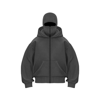 🔥50% rabatt👁️‍🗨️Ninja-hoodie med dragkedja för män och kvinno