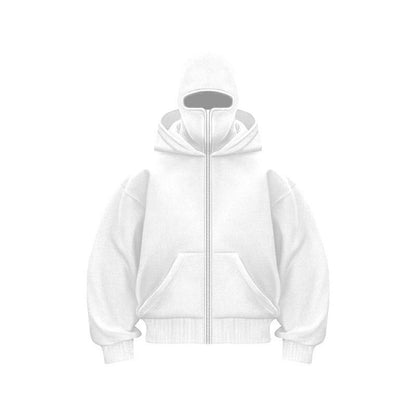🔥50% rabatt👁️‍🗨️Ninja-hoodie med dragkedja för män och kvinno