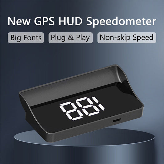 Head-Up Display (HUD) – GPS för bilen med digital hastighetsmätare