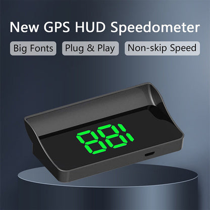 Head-Up Display (HUD) – GPS för bilen med digital hastighetsmätare
