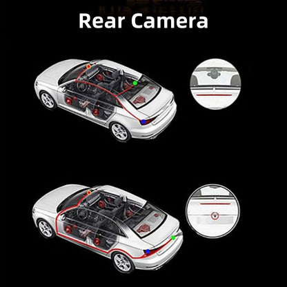 🚗 4K 4-kanals bilkamera | 1080P nattseende 🌙| parkerings- och kollisionsövervakning 🛡️ ✅ 📹 - Klara bilder dag och natt ✅ 360° skydd 🔄 – fram, bak, vänster, höger ✅ Automatisk olyckslagring 💾 – sparar vid en olycka