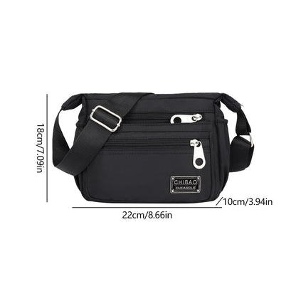 🔥🎁Vattentät Crossbody-väska Dam Casual Messenger Axelväskor Handväska för resor dagligen