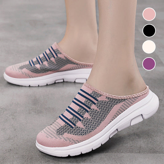 Bekväma och ventilerande tofflor med sluten tå