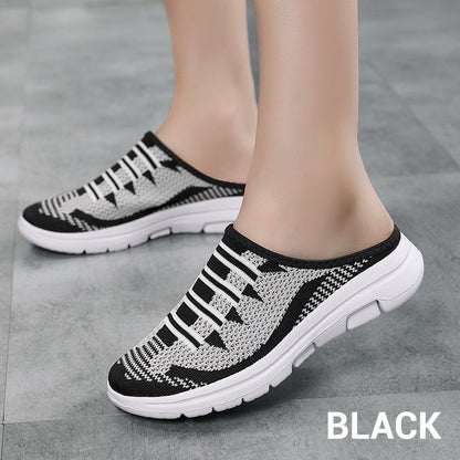 Bekväma och ventilerande tofflor med sluten tå