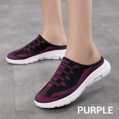 Bekväma och ventilerande tofflor med sluten tå