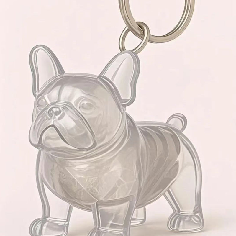 🐶Dog Hair Collector Nyckelring Charm Minnesmärke Förvaringslåda
