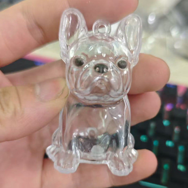 🐶Dog Hair Collector Nyckelring Charm Minnesmärke Förvaringslåda