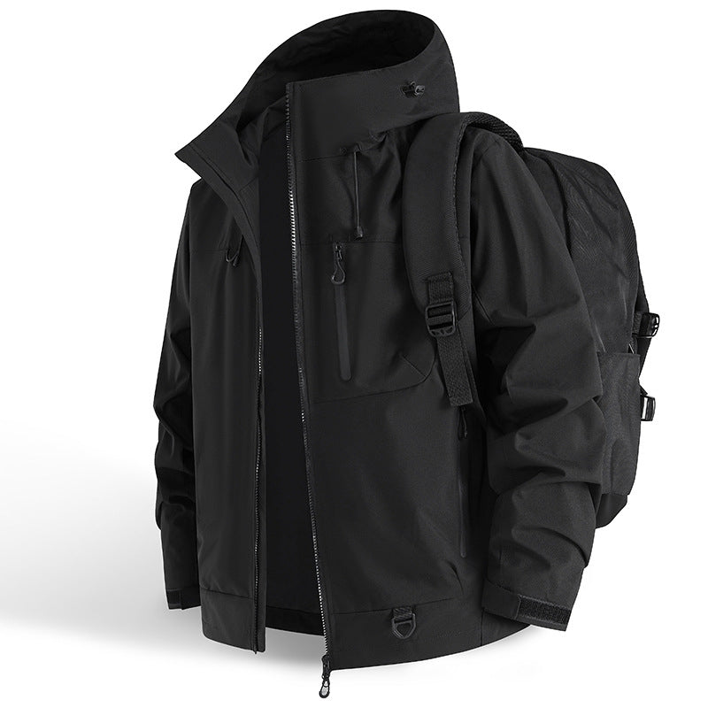 ✈️Köp 2 och få fri frakt✈️Unisex-Vattentät sportjacka med huva för utomhusbruk