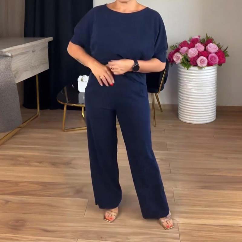 🔥Mest populärt🔥Hemkomfort + Business Elegance Lång kofta, topp och byxor, 3-delat set👚