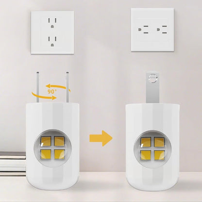 Smart LED-nattlampa för vägguttag med automatisk dimmer（🎁 Köp 1 – Få 1 Gratis!）