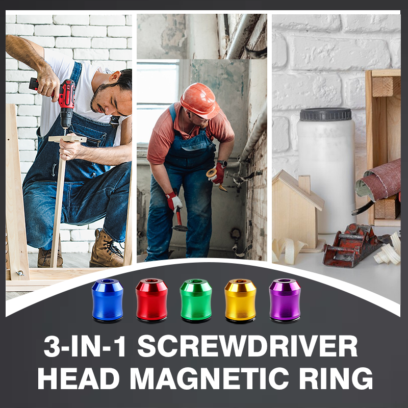 3-i-1 magnetisk ring för bits