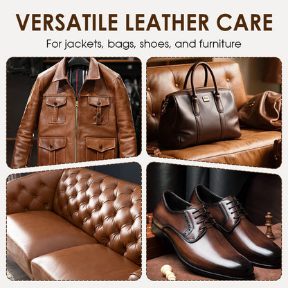 🔥KÖP MER SPARA MER🔥💥2-i-1 Läderrengöring och Balsam