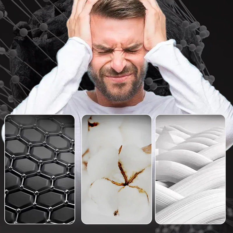 Anti-lukt-strumpor i grafen för män – 5 par/set