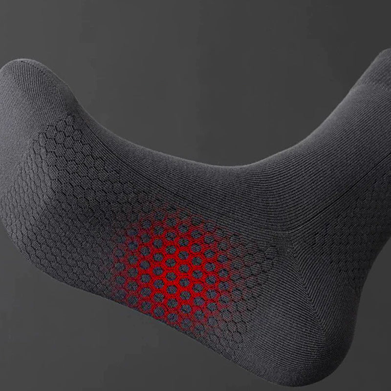 Anti-lukt-strumpor i grafen för män – 5 par/set