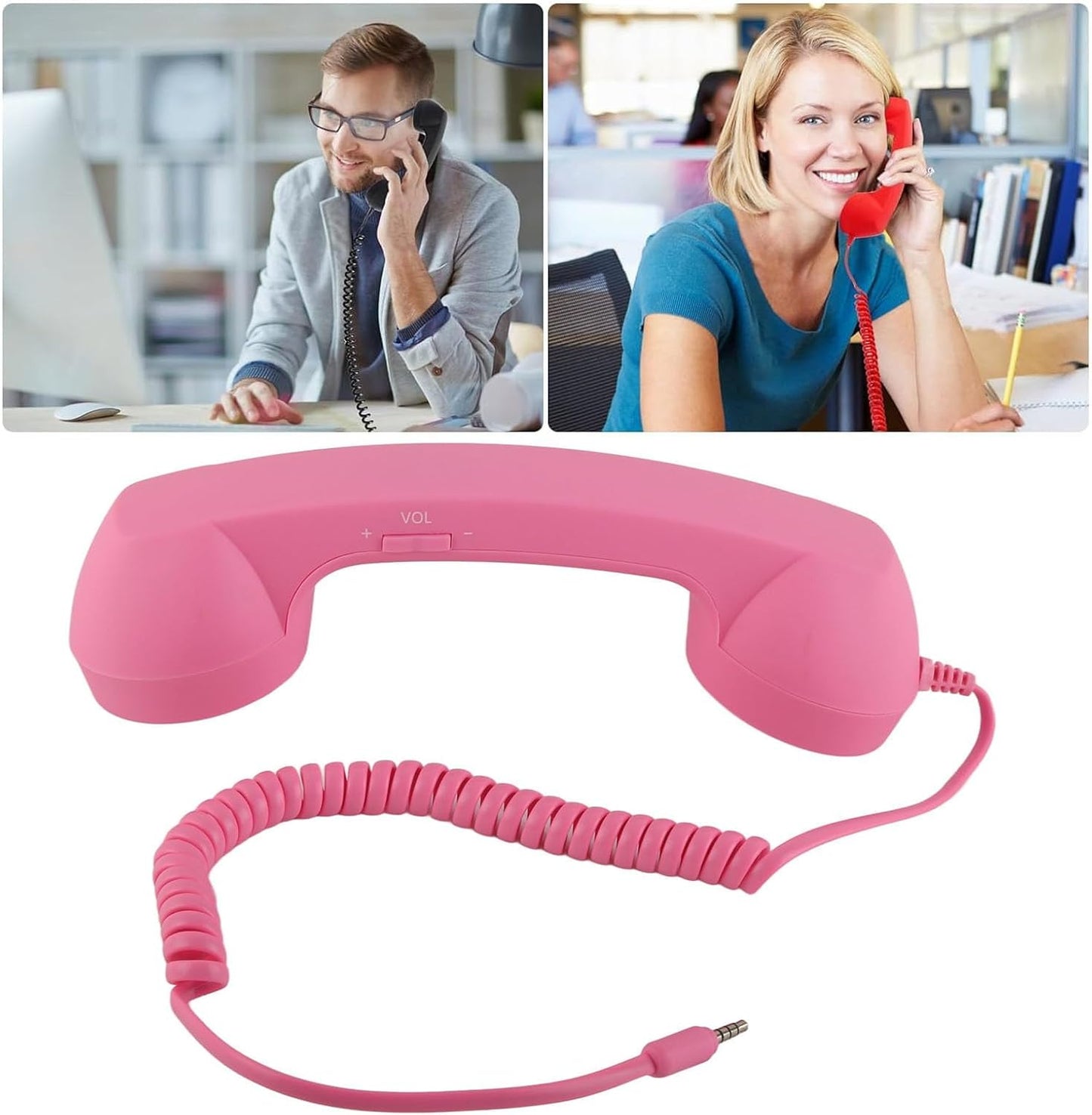 🔥Vintage Retro Telefonhandtag Mobiltelefonmottagare MIC Mikrofon