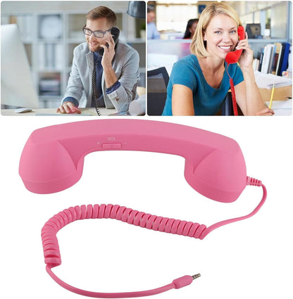 🔥Vintage Retro Telefonhandtag Mobiltelefonmottagare MIC Mikrofon