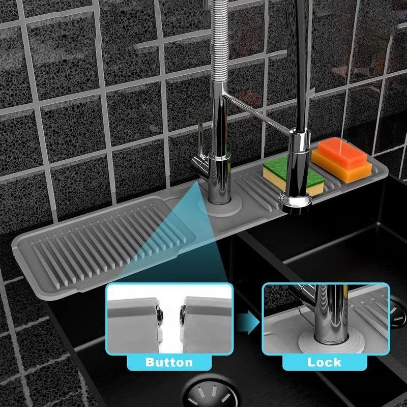 Nödvändigt för varje hushåll 💧 Snabbtorkande kranmatta för diskbänk
