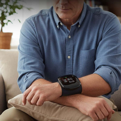 Bärbar, noggrann blodtrycksmätare för handleden