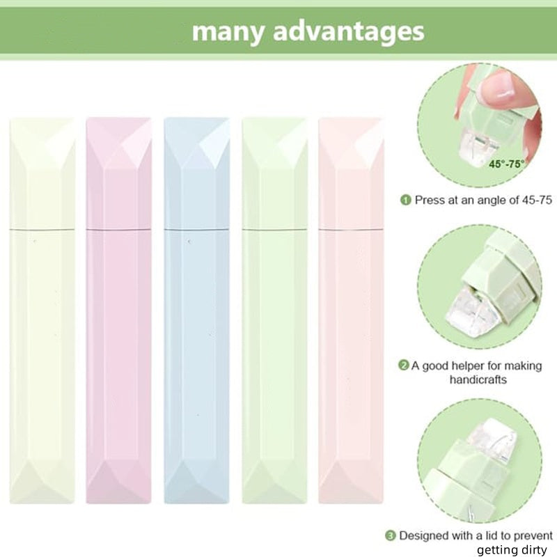 🎅 Julerbjudanden - 50% 🌈4 st dubbelhäftande tejprullar för pyssel