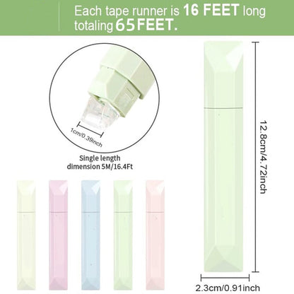 🎅 Julerbjudanden - 50% 🌈4 st dubbelhäftande tejprullar för pyssel