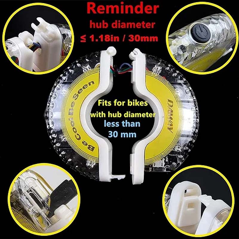 🔥49 % rabatt🔥 LED Cykelhjulsbelysning för Kvällscykling!