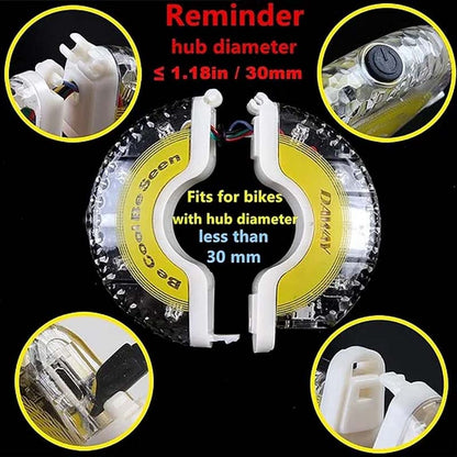🔥49 % rabatt🔥 LED Cykelhjulsbelysning för Kvällscykling!