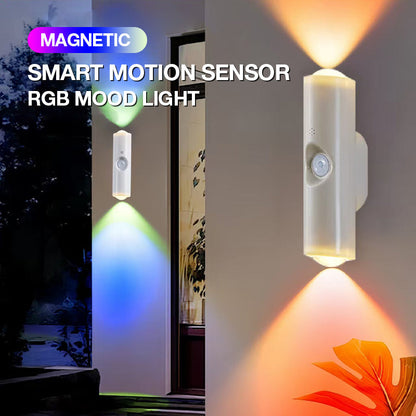 Magnetisk smart rörelsesensor RGB-stämningsbelysning
