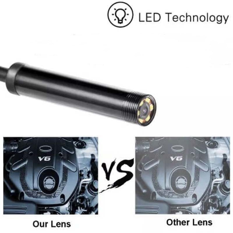 🔥3-i-1 vattentät USB-endoskopkamera med LED