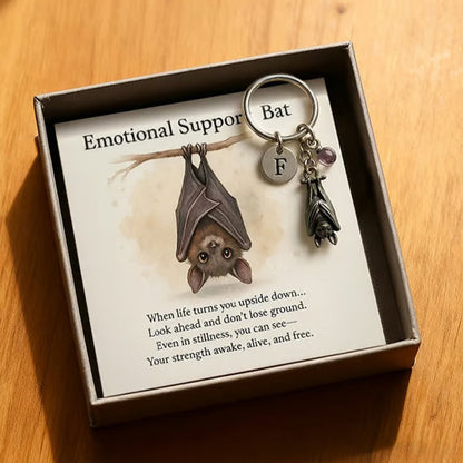 🦇Emotionell stöd-fladdermus-nyckelring