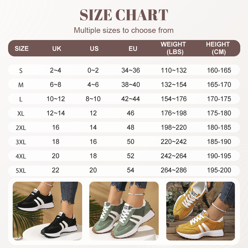 👟💥 49% RABATT! | Låga Casualskor för Damer – 4cm Plattform, Retrodesign & Halksäker!